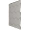 Ekena Millwork 19 5/8in. W x 19 5/8in. H Honeycomb EnduraWall Decorative 3D Wall Panel Covers 2.67 Sq. Ft. WP20X20HBGBW - alternate 5